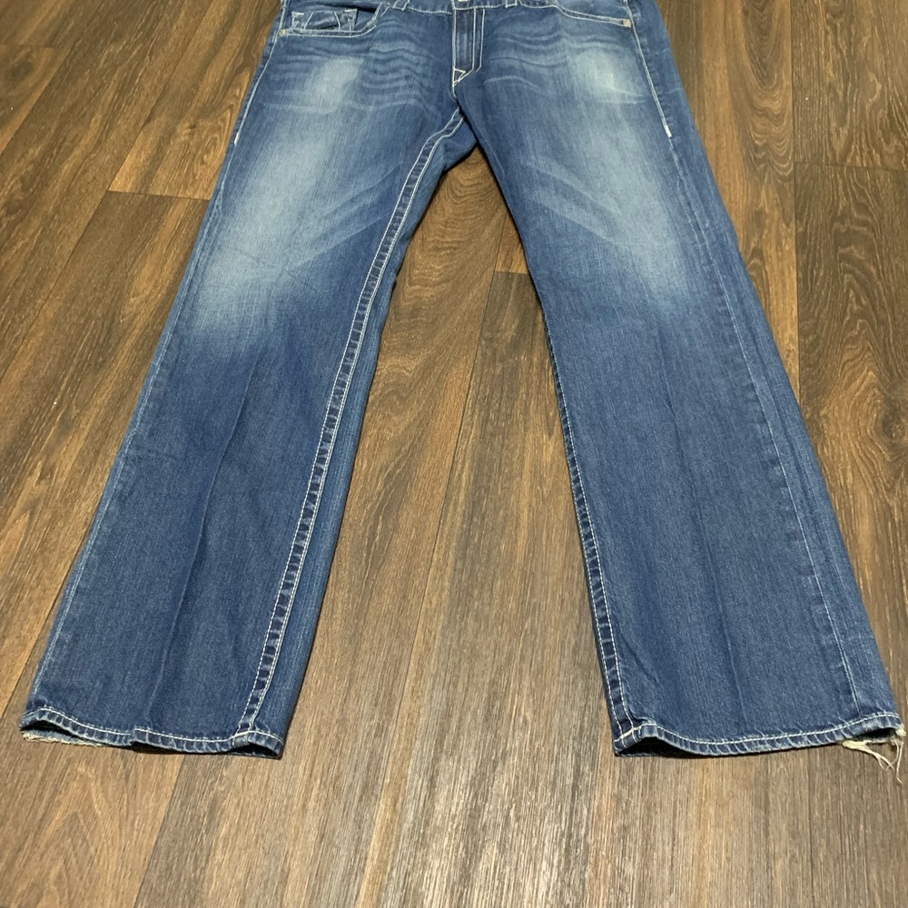 True Religion Brand Men's Jeans Straight Natural Red Size 40 - Picture 1 of 11